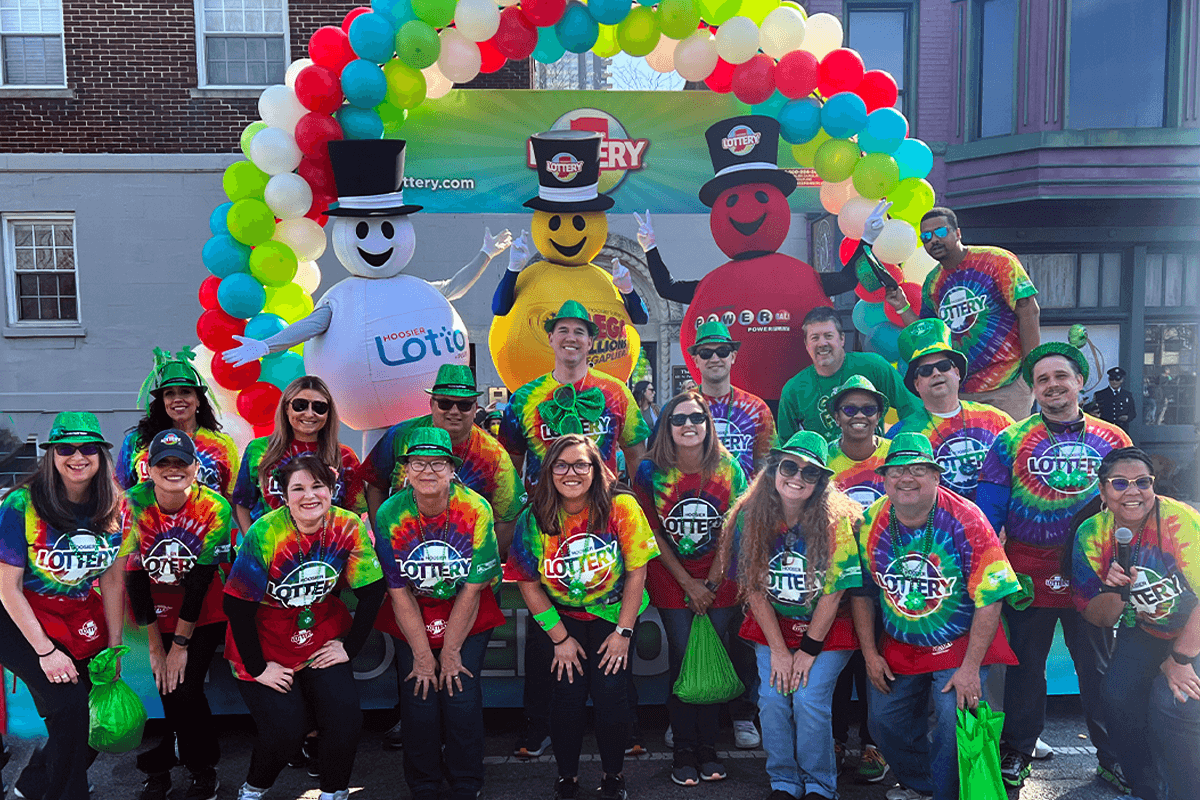 Hoosier Lottery 飞艇数据全国统一查询体彩网 Team Photo St. Patrick's Day Parade